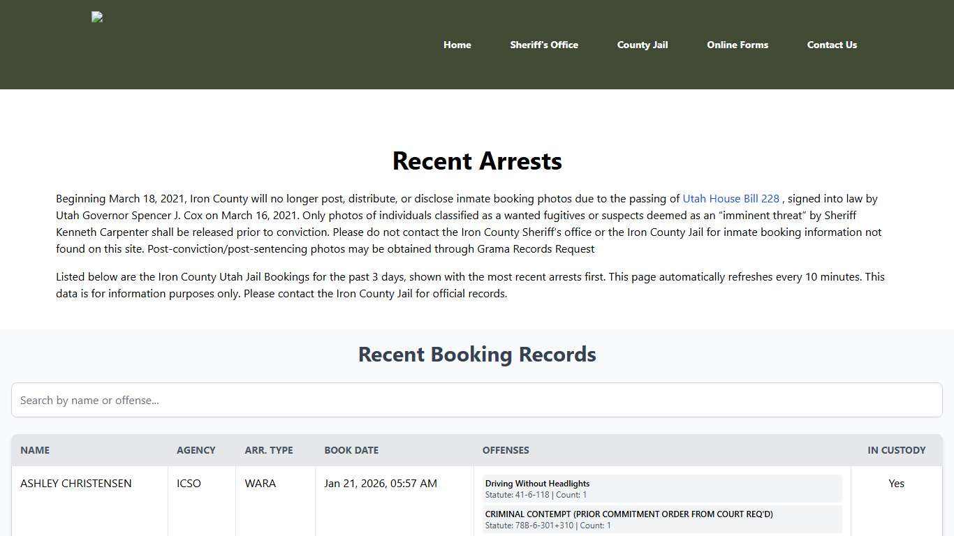 Iron County Sheriff's Office