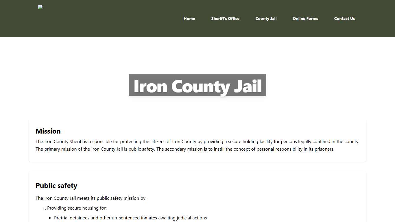 Iron County Sheriff's Office